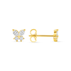 Diamond Butterfly Stud Earring 14K - LeMel