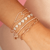 Diamond Open Heart Bracelet 14K - LeMel