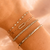 Lisa Single Link Bracelet 14K