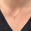Diana Diamond Cross Necklace - 18K