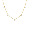 The Dot Layering Necklace - Diamond 14K