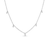 The Dot Layering Necklace - Diamond 14K