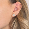 Madison Diamond Star Stud Earrings 14K