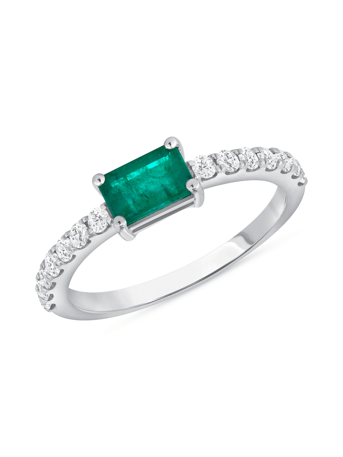Merrick Emerald Ring 14K