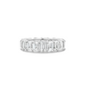 Emerald Cut Eternity Band 14K