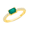 Merrick Emerald Ring 14K