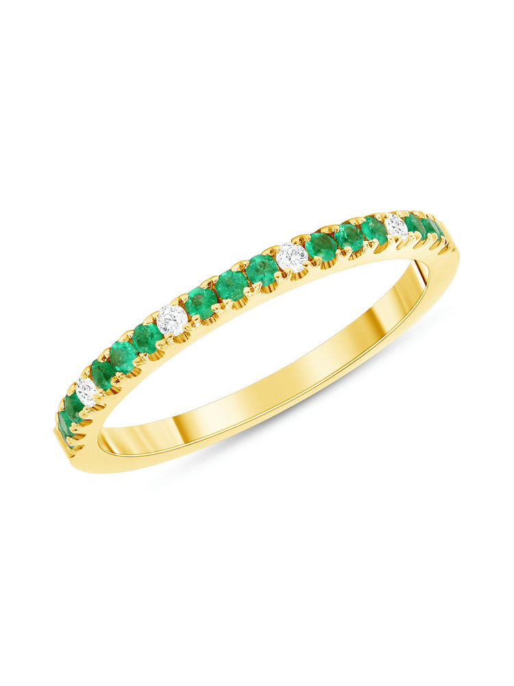 Prism Emerald Ring 14K
