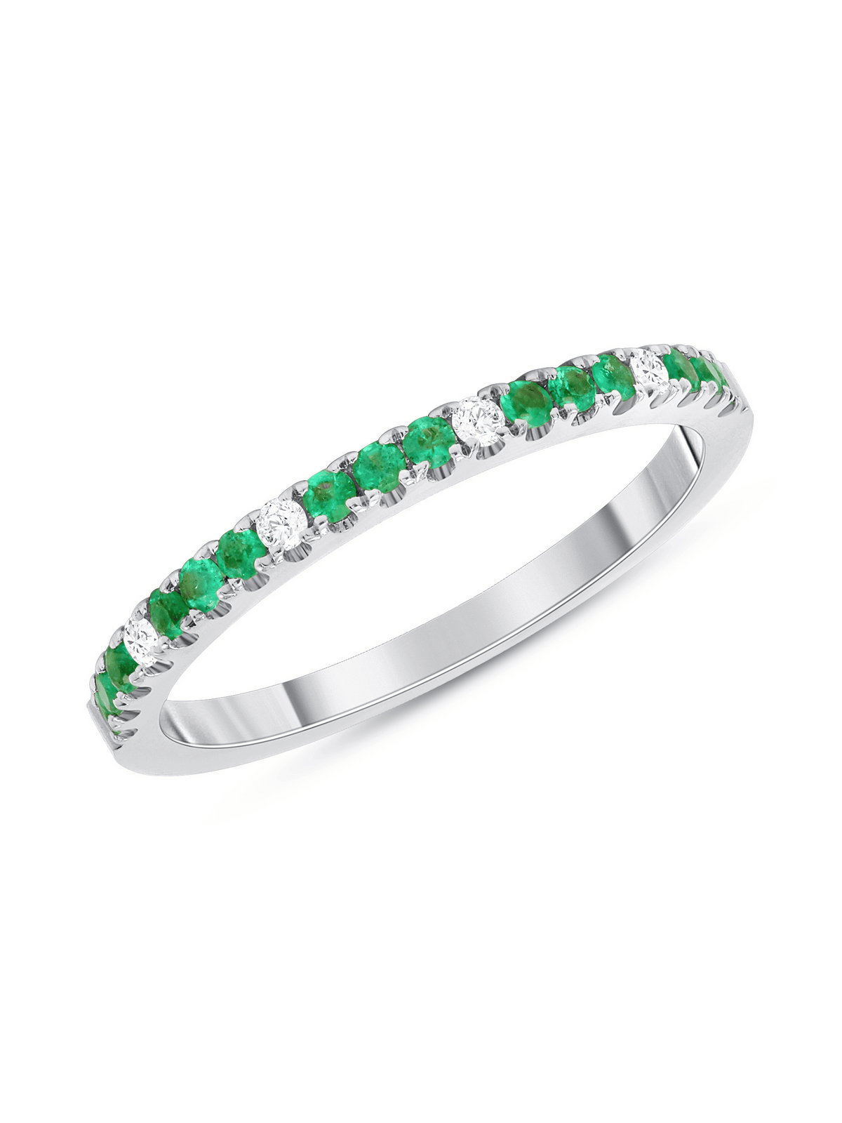 Prism Emerald Ring 14K