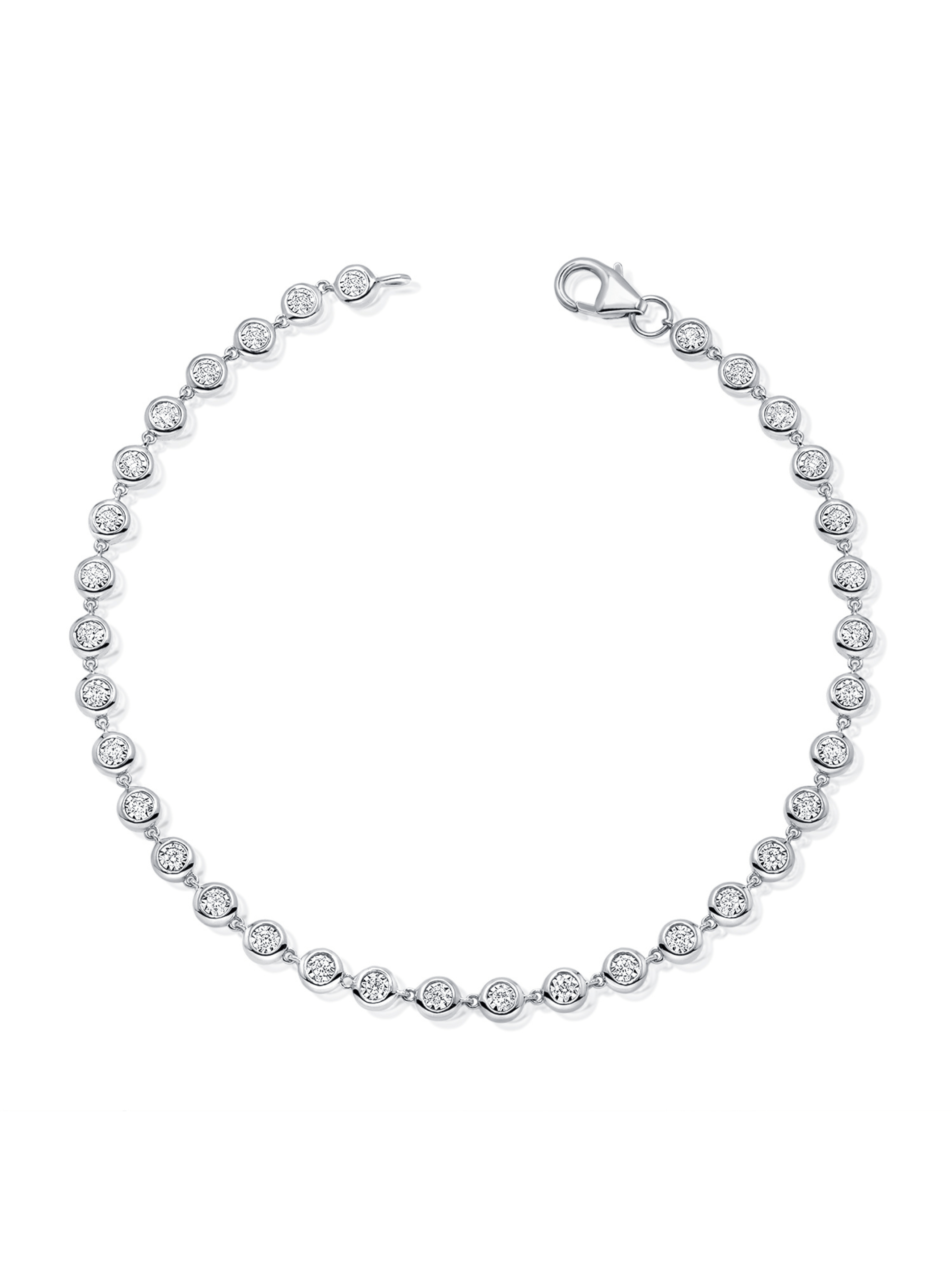 Bryn Endless Bezel Bracelet 14K