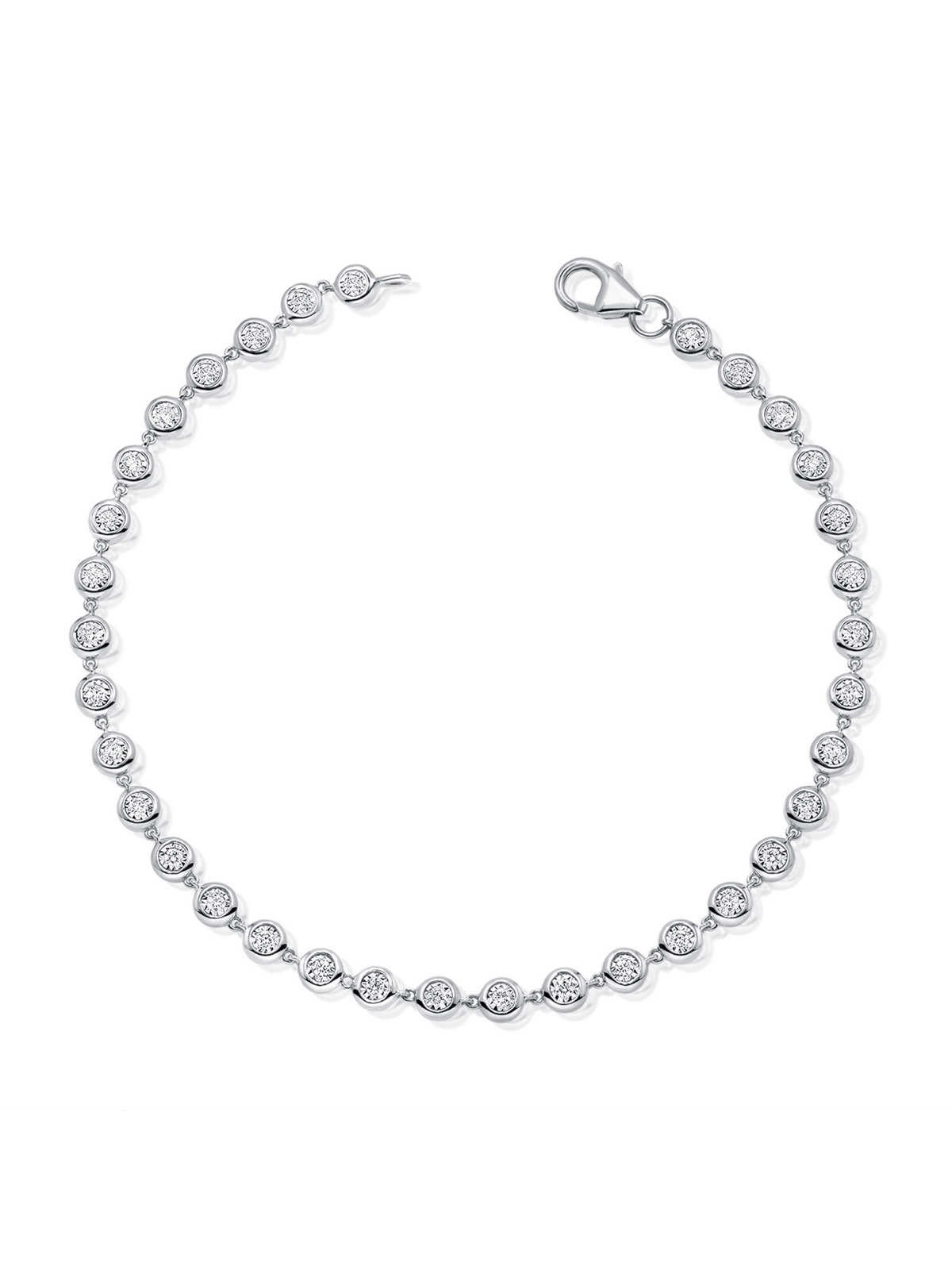 Bryn Endless Bezel Bracelet 14K