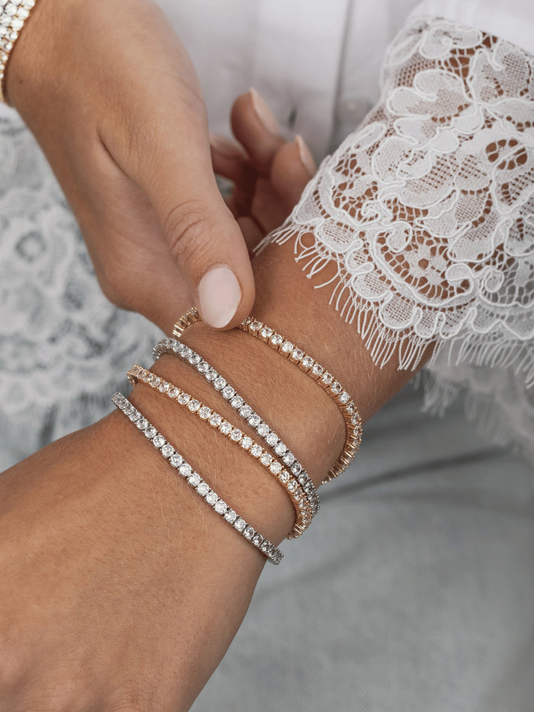 CZ Tennis Bracelet - Large