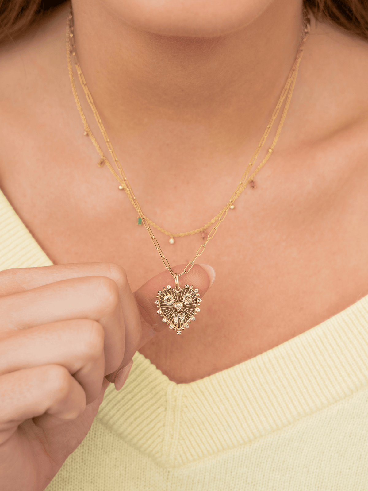 The Family Heart Pendant 14K