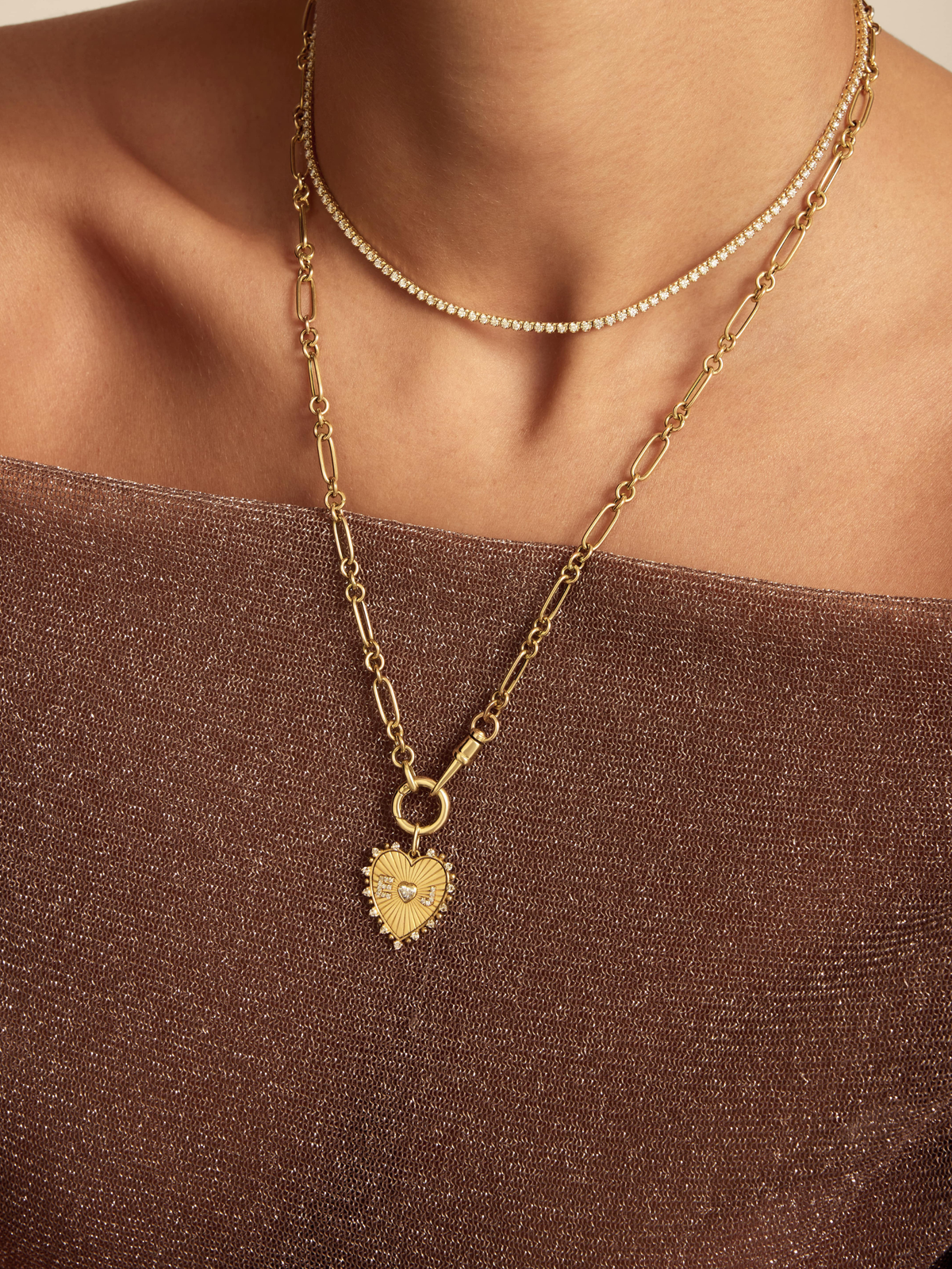 The Family Heart Pendant 14K