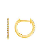 Favorite Diamond Huggie Earrings 14K