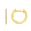 Favorite Diamond Huggie Earrings 14K