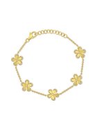 Maya Flower Bracelet 14K