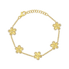 Maya Flower Bracelet 14K