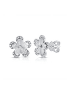 Maya Flower Stud Earrings 14K