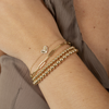 Hailey Heart Fluted Bracelet 14K