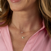 Tiny Trio Diamond Necklace 14K
