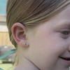Kid Ghost Stud Earrings 14K