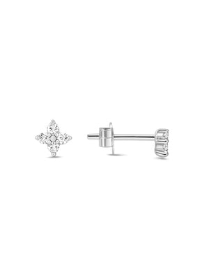 Gigi Flower Stud Earrings 14K