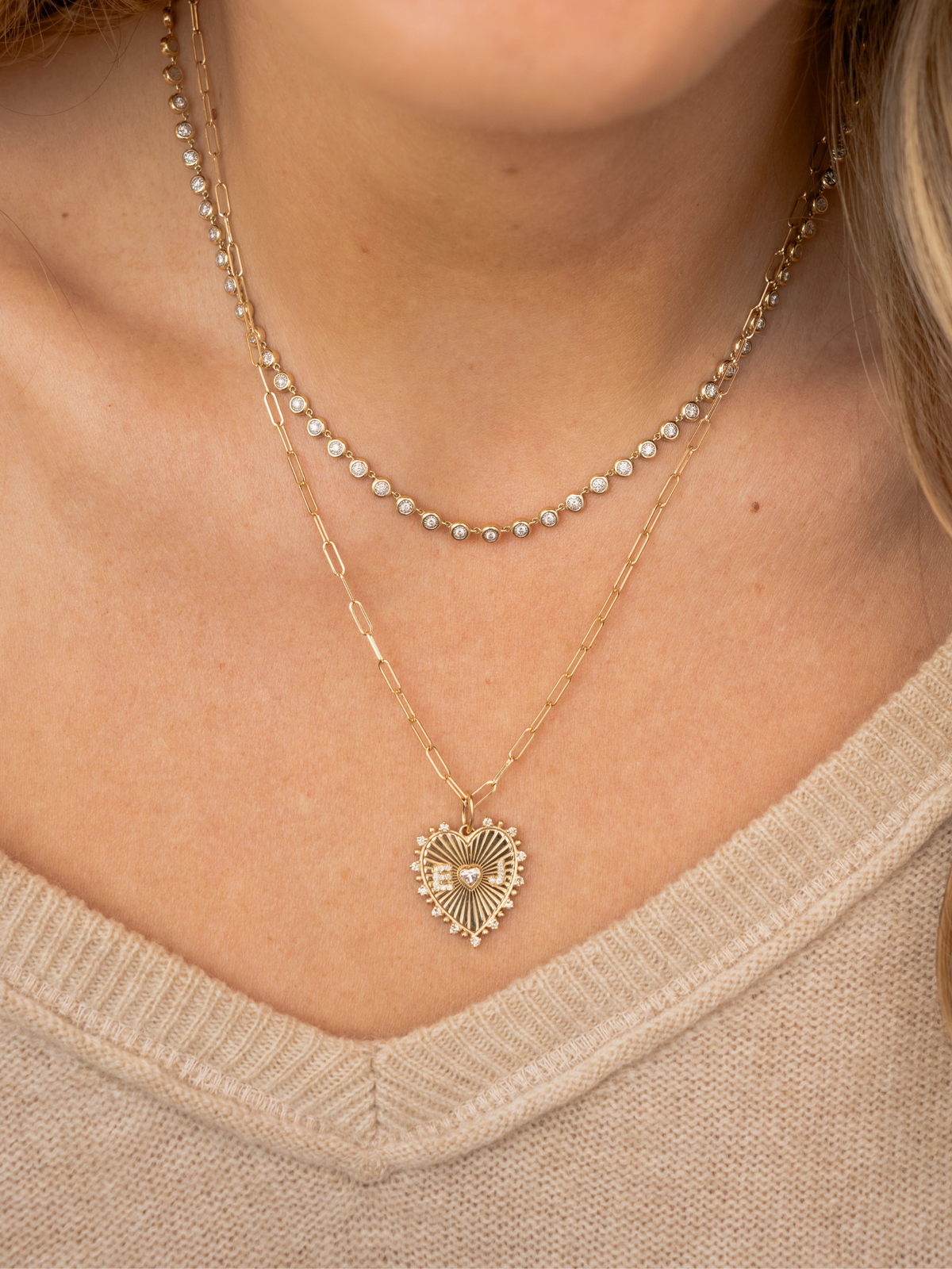 The Family Heart Pendant 14K