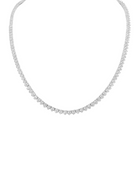 Graduated Diamond Tennis Necklace 14K - Eternity
