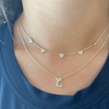Hallie Diamond Heart Necklace 14K - LeMel