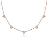 Hallie Diamond Heart Necklace 14K - LeMel