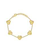Maya Heart Bracelet 14K