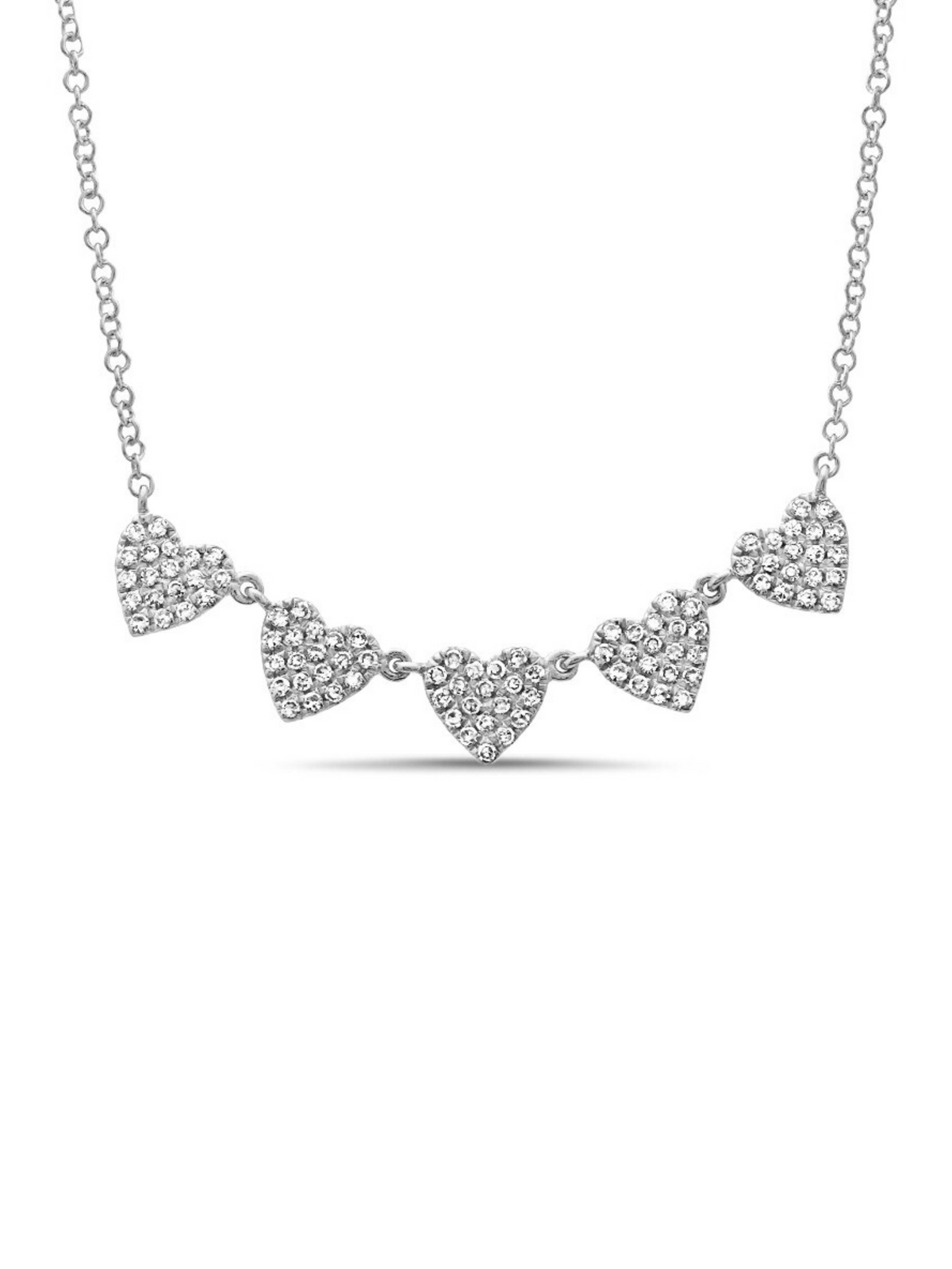 Chasing Hearts Necklace 14K