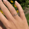 Sweetheart Diamond Ring 14K