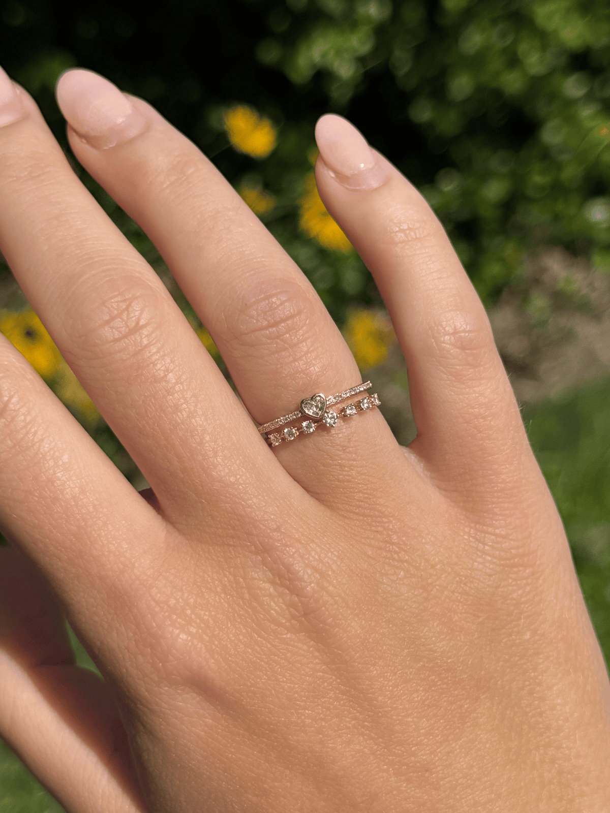 Dottie Diamond Ring 14K