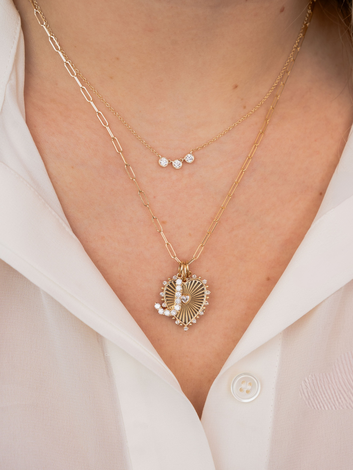 The Family Heart Pendant 14K