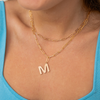 Goldie Initial Pendant Necklace