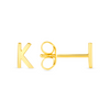 Initial Stud Earring 14K