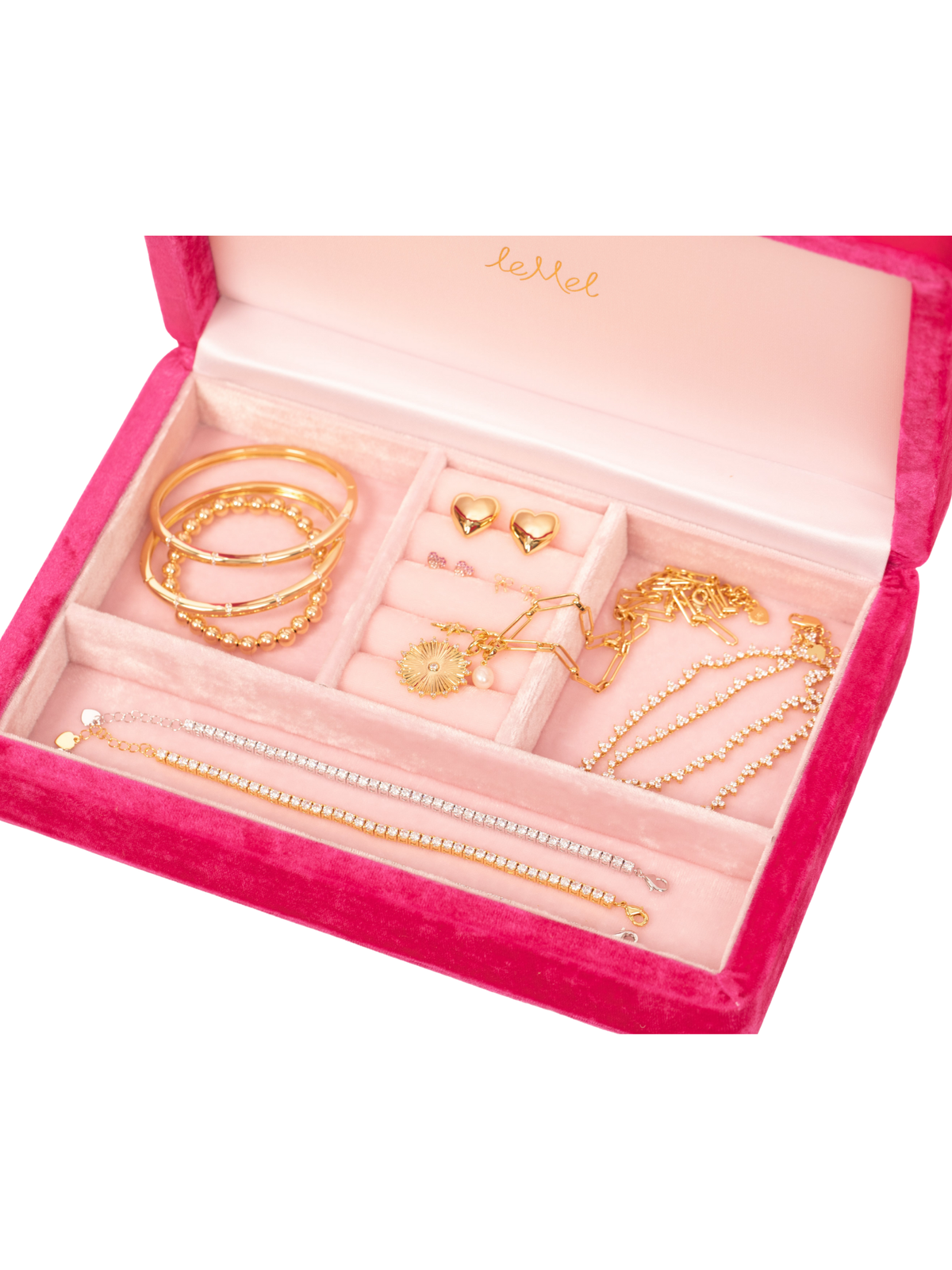 LeMel Velvet Jewelry Box