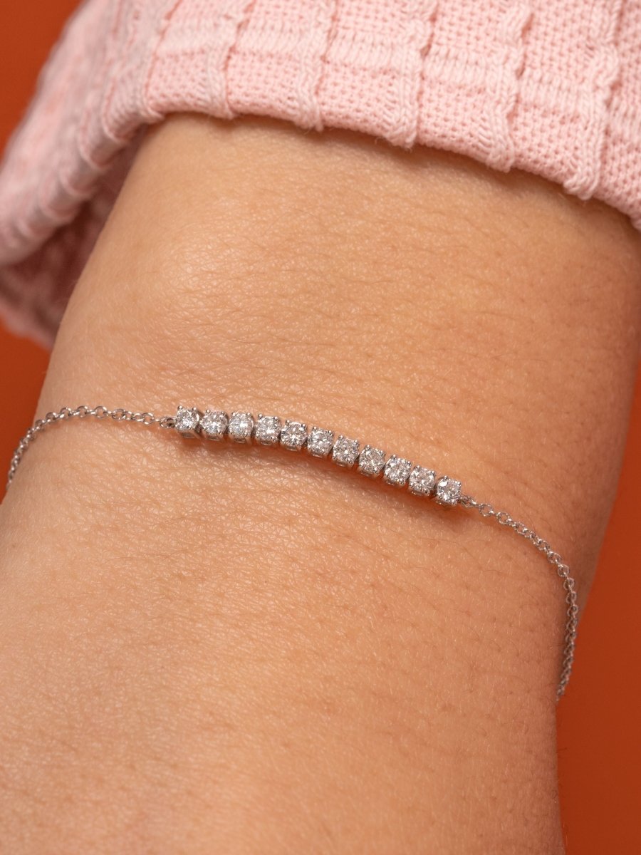 Kate Diamond Bracelet 14K - LeMel