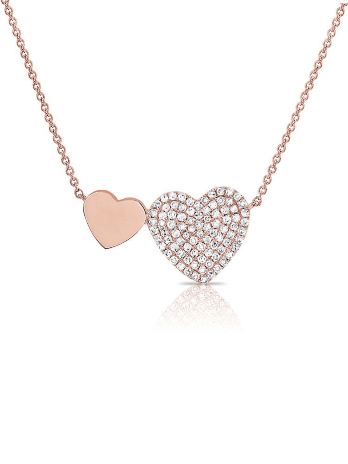 Kelsey Heart Necklace 14K - LeMel
