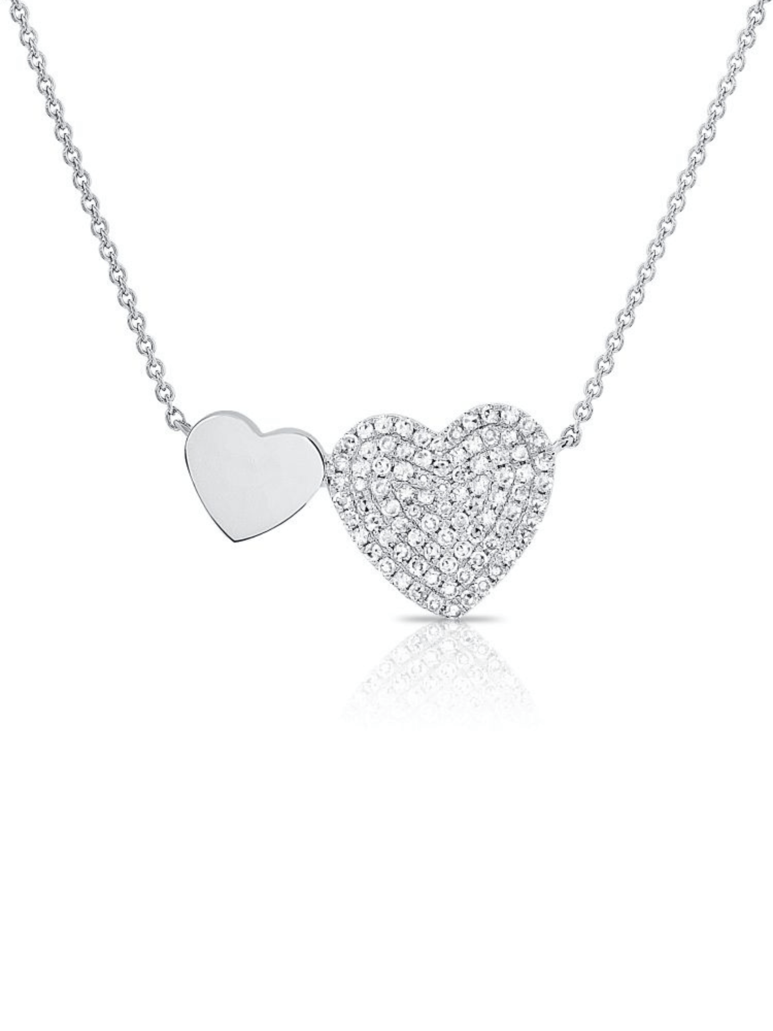 Kelsey Heart Necklace 14K - LeMel