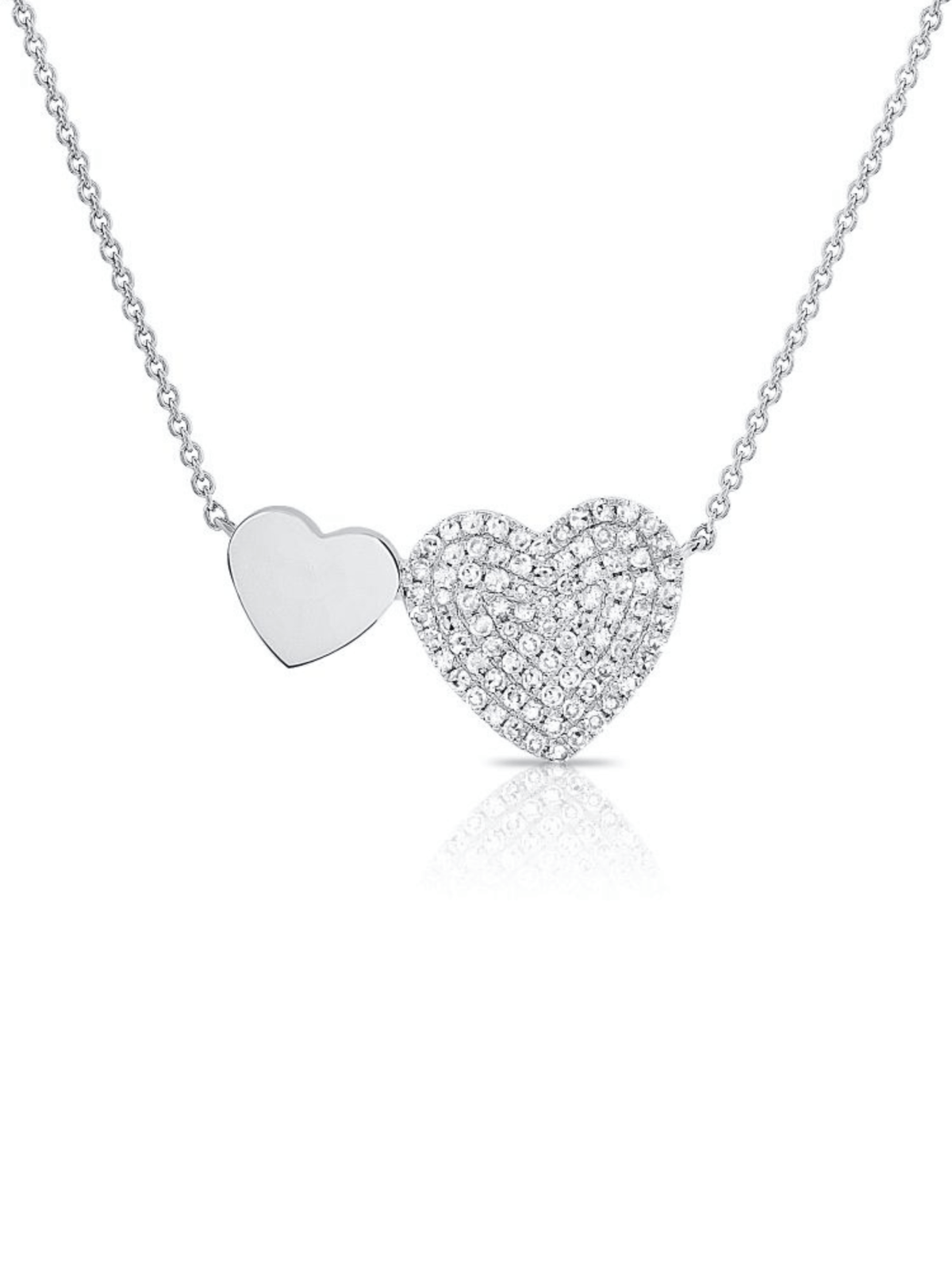Kelsey Heart Necklace 14K - LeMel