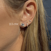 Round Lab Diamond Studs 14K