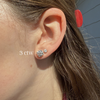 Round Lab Diamond Studs 14K