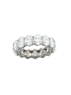 Oval Lab Diamond Eternity Ring 14K