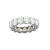 Oval Lab Diamond Eternity Ring 14K