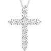 Savannah Diamond Cross Pendant 14K