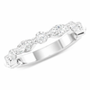 Floating Mixed Shape Diamond Band 14K