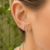 Pear Lab Diamond Stud Earring 14K