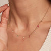 The Birthstone Necklace 14K